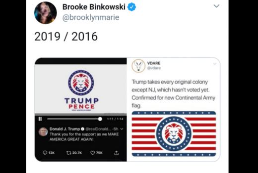 Simbol Kelompok Rasis Kulit Putih Jadi Logo Kampanye Donald Trump - GenPI.co