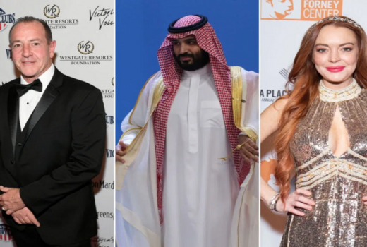 Lindsay Lohan dengan Muhammad bin Salman, Begini Reaksi Sang Ayah - GenPI.co