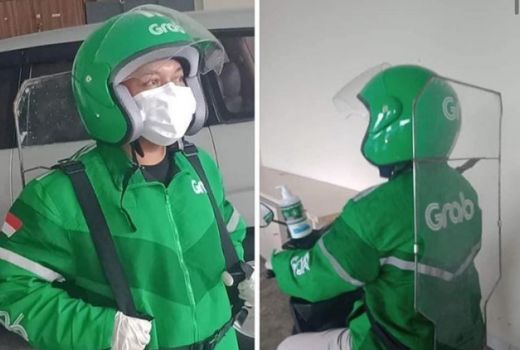 Inovasi New Normal,  Ojol Gendong Sekat Penumpang - GenPI.co