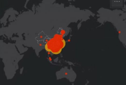 Ini Dia Peta Online Penyebaran Virus Corona, China Merah Semua? - GenPI.co