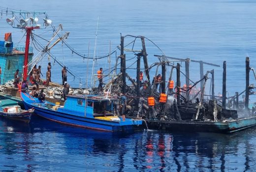 Heroik! TNI AL Selamatkan 27 ABK KM. Sinar Mas yang Terbakar - GenPI.co