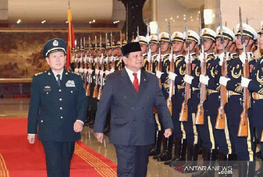 Meski Badai Salju, Pasukan Elite China Hormat ke Menhan Prabowo - GenPI.co