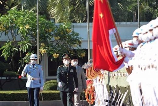 Gigit Jari Ditolak Prabowo, Menhan China Disambut Sultan Brunei - GenPI.co
