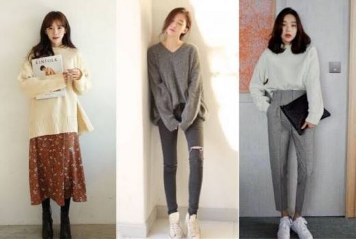 5 OOTD Sweater untuk Liburan Bareng Pacar di Musim Dingin - GenPI.co