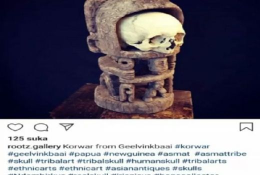 Tengkorak Asmat Dijual Online di Eropa, Kok Bisa Keluar Papua? - GenPI.co