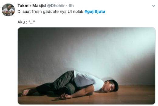 Netizen Terbagi 2 soal #gaji8juta Lulusan UI, Serius VS Nyeleneh - GenPI.co