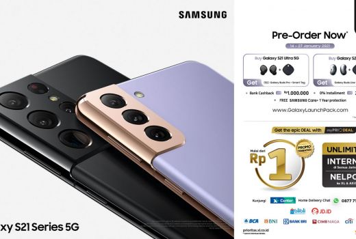 Pre-order di XL Axiata, Samsung Galaxy S21 Series dari Harga Rp 1 - GenPI.co