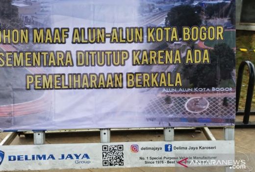 Alun-alun Kota Bogor Tutup Sementara, Kenapa? - GenPI.co JABAR