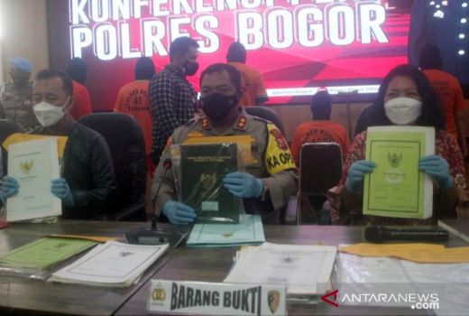 Polisi Ringkus 6 Mafia Tanah di Bogor, Negara Rugi Rp5 Miliar - GenPI.co JABAR