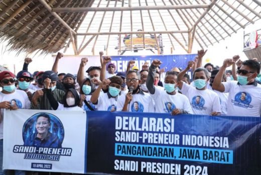 Sandiaga Uno Didorong Maju Pilpres oleh Pelaku Wisata Pangandaran - GenPI.co JABAR