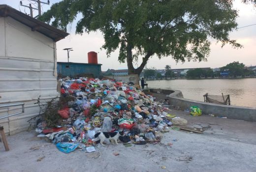 Jawaban DLHK Kota Depok Soal Tumpukan Sampah di Situ Rawa Besar - GenPI.co JABAR