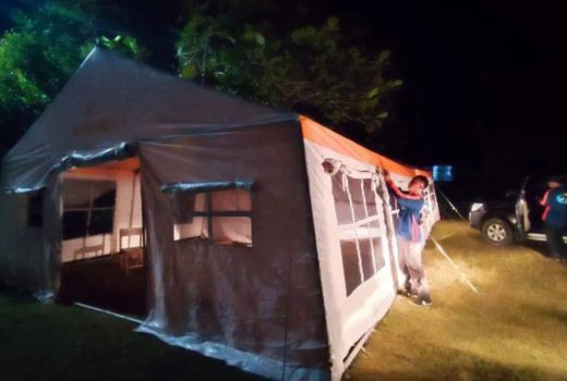 Keren Banget, JQR Kirim Tenda untuk Kelas Darurat di Sukabumi - GenPI.co JABAR