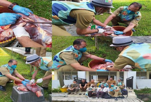 Ratusan Kg Jeroan Sapi dan Domba di Kota Bandung Dimusnahkan - GenPI.co JABAR
