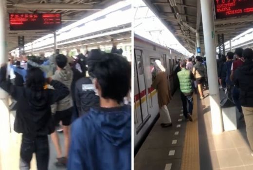 Keributan Suporter Persib Bandung di Stasiun Jatinegara Viral - GenPI.co JABAR