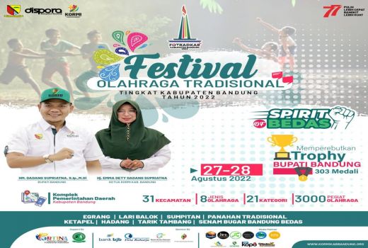Ikutan Yuk! Festival Olahraga Tradisional Tingkat Kabupaten Bandung Tahun 2022 - GenPI.co JABAR