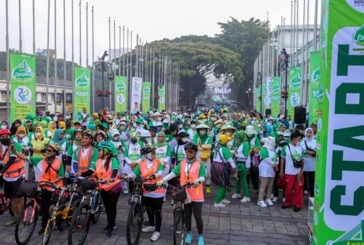Fun Walk di Kota Bandung Diikuti 1.100 peserta - GenPI.co JABAR
