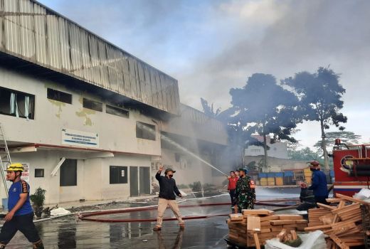 5 Saksi Diperiksa Terkait Kebakaran di Gudang JNE Cimanggis, Depok - GenPI.co JABAR