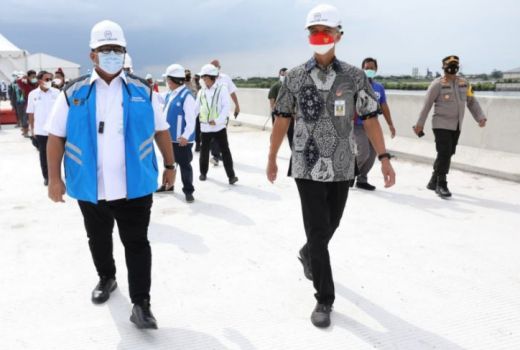 Proyek Tol Semarang - Demak Ruas Sayung - Demak Capai 58,55% - GenPI.co JATENG