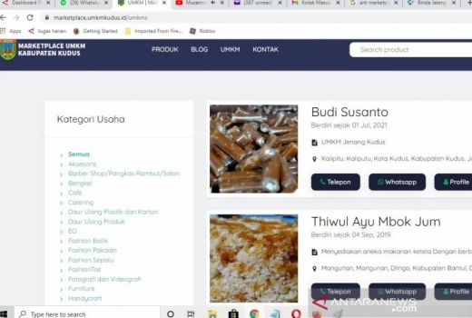 Asyik, Pemkab Kudus Fasilitasi UMKM Jualan Online, Ini Situsnya - GenPI.co JATENG