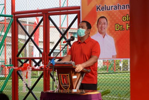 Pemkot Bangun Lapangan Futsal di Semarang Utara, Dirawat Ya - GenPI.co JATENG