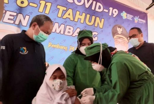 Vaksinasi Anak-anak 6-11 Tahun di Rembang Dimulai - GenPI.co JATENG