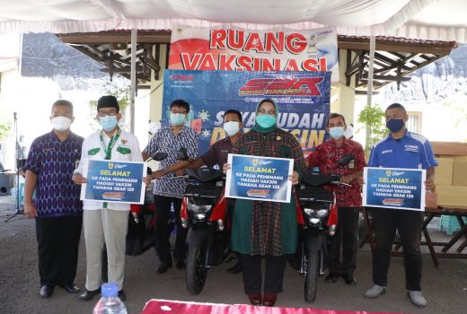 Mantap! Vaksinasi Sragen Naik Hampir 10% Gegara Undian Motor - GenPI.co JATENG