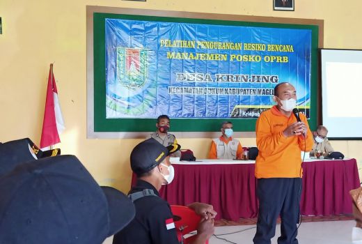 Tetap Waspada, Warga Desa Krinjing Dilatih Mitigasi Erupsi Merapi - GenPI.co JATENG