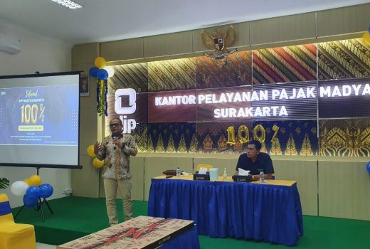 Top! Baru 8 Bulan, Penerimaan Pajak KPP Madya Surakarta 100% - GenPI.co JATENG