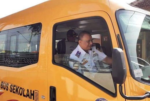 Catat! Ini Rute dan Jadwal 2 Koridor Bus Sekolah Gratis Banyumas - GenPI.co JATENG