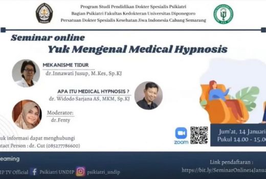 Punya Masalah Kesehatan Jiwa? Yuk Ditangani dengan Hipnoterapi - GenPI.co JATENG