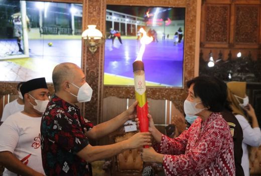 Singgah 5 Hari di Jepara, Estafet Obor Pesonas 2022 Berlanjut - GenPI.co JATENG
