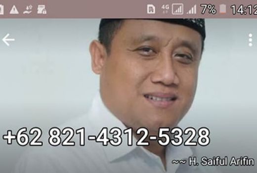 Duh! Nama Wabup Pati Saiful Arifin Dicatut Modus Penipuan Via WA - GenPI.co JATENG