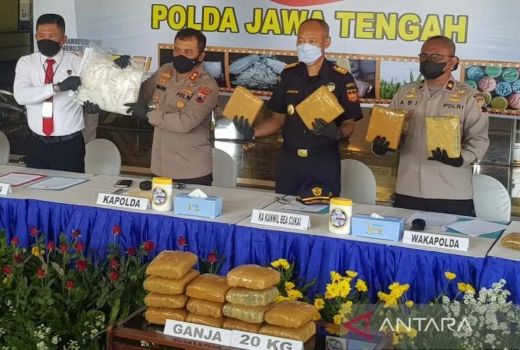 Polda Jateng Sita 4,66 Kg Sabu-sabu, Mayoritas dari Malaysia - GenPI.co JATENG