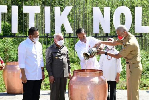 Ini Asal Tanah dan Air yang Dibawa Ganjar ke IKN, Keramat! - GenPI.co JATENG