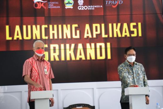 Wah! Ganjar Luncurkan Aplikasi Srikandi Bantu Akses Keuangan UMKM - GenPI.co JATENG