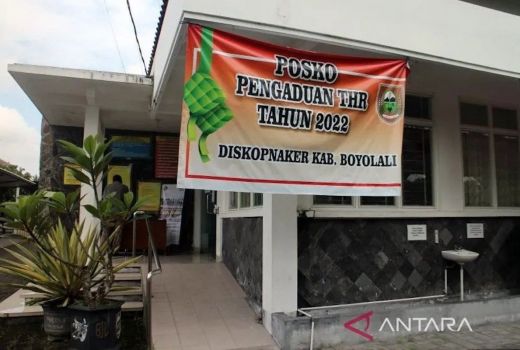 Posko THR Diskopnaker Boyoalali Nihil Aduan - GenPI.co JATENG