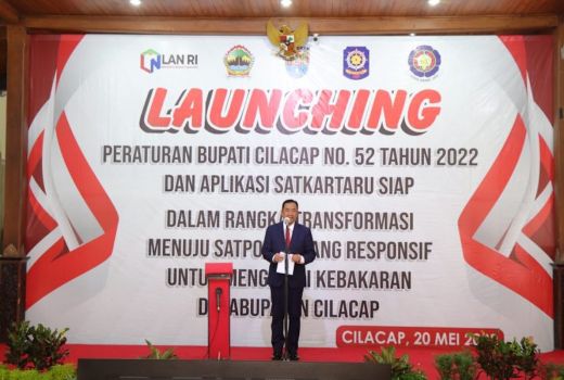 Perkuat Respons Atasi Kebakaran, Cilacap Luncurkan Satkartaru - GenPI.co JATENG