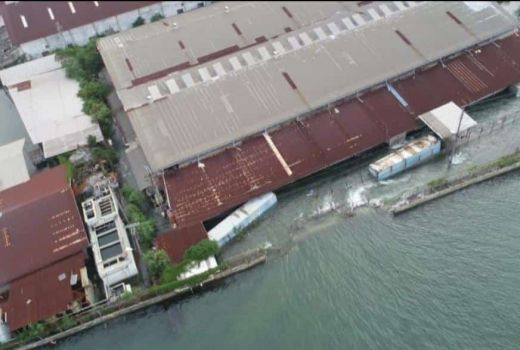 Begini Kondisi Tanggul di Pelabuhan Semarang yang Jebol - GenPI.co JATENG