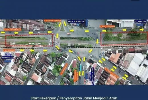 Pengumuman! Jalan Solo-Purwodadi Berlaku 1 Arah, dari Selatan ke Utara - GenPI.co JATENG