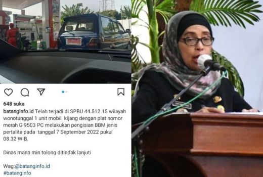 Viral! Mobil Dinas Pemkab Batang Isi BBM Subsidi Pertalite - GenPI.co JATENG