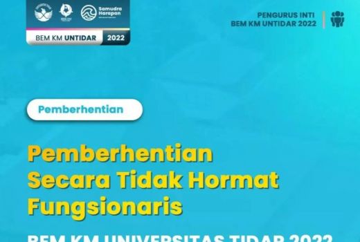 Memalukan! Diduga Lakukan Pelecehan Seksual, Pengurus BEM KM Untidar Magelang Dipecat - GenPI.co JATENG