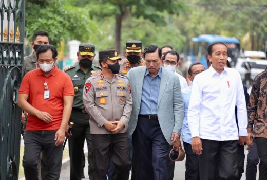 Presiden Jokowi Datangi Mangkunegaran, Cek Lokasi Nikahan Kaesang? - GenPI.co JATENG