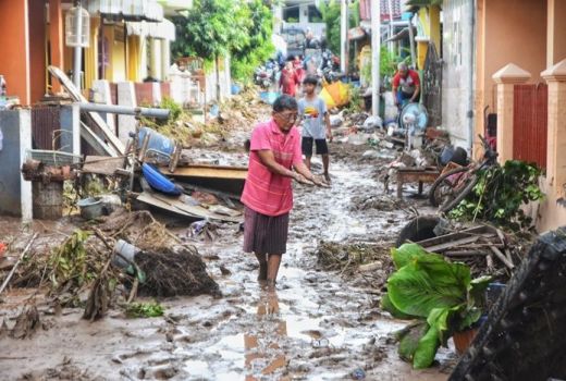 Astaga! Perumahan Wahyu Utomo Semarang Dipenuhi Lumpur Gegara Banjir - GenPI.co JATENG