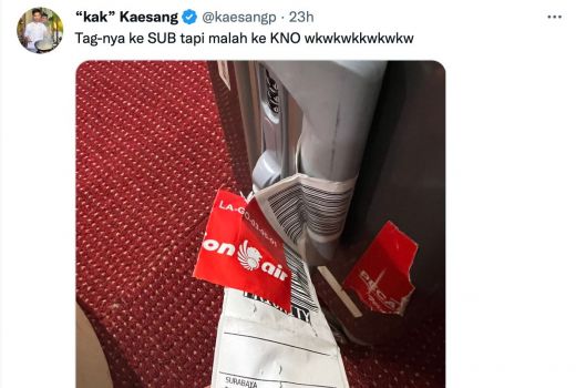 Mau ke Surabaya, Koper Kaesang Malah Nyasar ke Medan: Terima Kasih Batik Air! - GenPI.co JATENG