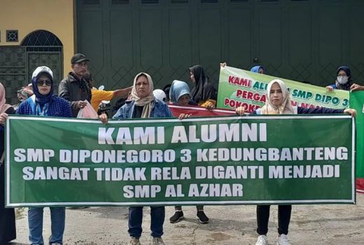 Gegara Ganti Nama Sekolah, Alumni SMP Diponegoro 3 Kedungbanten Banyumas Protes - GenPI.co JATENG
