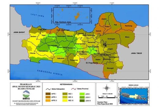 BMKG: Intensitas Hujan di Jawa Tengah Bagian Selatan Mulai Berkurang - GenPI.co JATENG