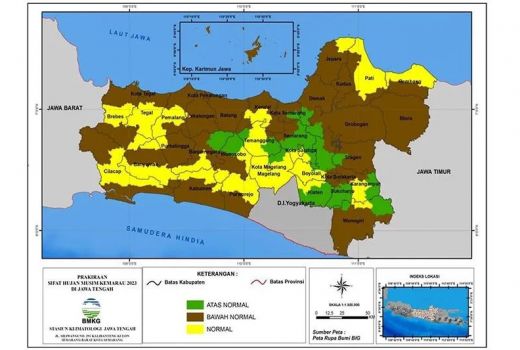 BMKG: Jawa Tengah Bagian Selatan Masuki Puncak Musim Kemarau Juli 2023 - GenPI.co JATENG