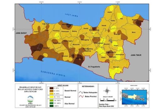 BMKG: Waspada Dampak Kekeringan Musim Kemarau di Jawa Tengah - GenPI.co JATENG