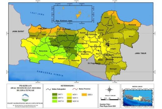 BMKG: Jawa Tengah Bagian Selatan Masuki Musim Pancaroba - GenPI.co JATENG