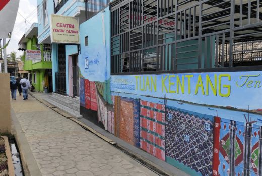 Berkat BRI, Klaster Usaha Kain Tuan Kentang Palembang Naik Kelas - GenPI.co JATENG